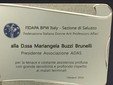 La targa di riconoscenza della Fidapa Saluzzo a Mariangela Buzzi presidente Adas Cuneo