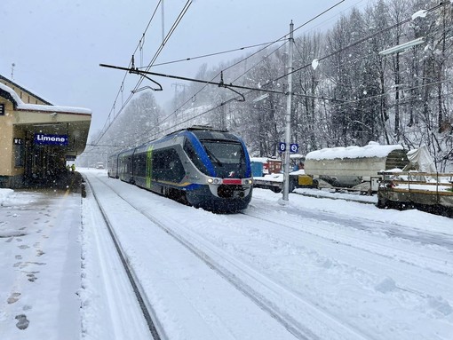 Immagine di repertorio della stazione di Limone Piemonte Immagine di repertorio della stazione di Limone Piemonte