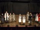 Tutto il cast di Action T4 sul palcoscenico del teatro civico (Foto dello studio Immagine Saluzzo