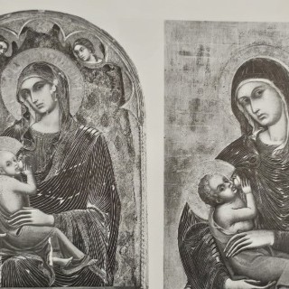 Alba riceve in dono la Madonna che allatta il Bambino del Barnaba Alba riceve in dono la Madonna che allatta il Bambino del Barnaba