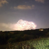 Il temporale nella notte tra sabato e domenica fotografato in zona Vicoforte da un lettore Il temporale nella notte tra sabato e domenica fotografato in zona Vicoforte da un lettore
