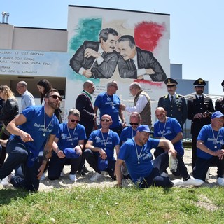 Gli Amici di LucArtigiano realizzano murales con Falcone e Borsellino a Borghetto Santo Spirito