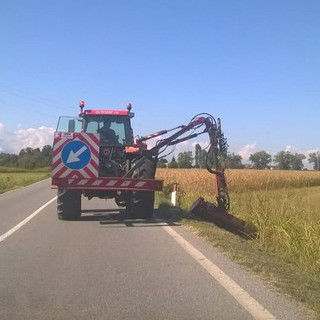 Taglio dell’erba lungo le strade provinciali, al via gli interventi Taglio dell’erba lungo le strade provinciali, al via gli interventi