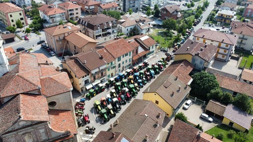 Pianfei si prepara alla benedizione dei trattori Pianfei si prepara alla benedizione dei trattori
