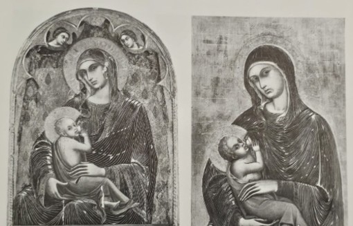 Alba riceve in dono la Madonna che allatta il Bambino del Barnaba Alba riceve in dono la Madonna che allatta il Bambino del Barnaba