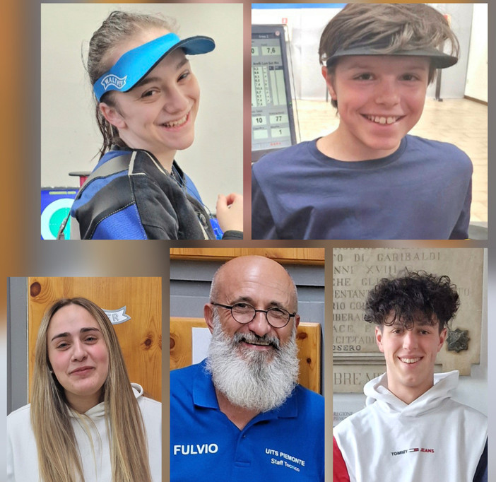 Tiro a segno: premiati quattro campioni regionali del TSN di Mondovì