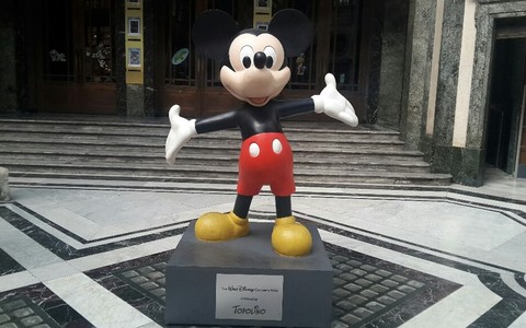 La redazione di "Topolino" a Mondovì