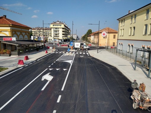 Nuova rotonda in corso Francia a Cuneo: da domani la strada riapre al traffico