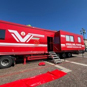 Sarà un semirimorchio del vigili del fuoco la "centrale di controllo" della Fausto Coppi