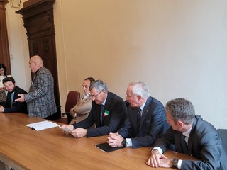 Momenti del tour inaugurale all'ospedale di Saluzzo Momenti del tour inaugurale all'ospedale di Saluzzo