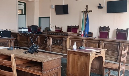 Aula del tribunale di Cuneo Aula del tribunale di Cuneo