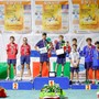 Dante Bonino il podio under 15 a coppie con argento di Bryan Collet e Greta Buniva Dante Bonino il podio under 15 a coppie con argento di Bryan Collet e Greta Buniva