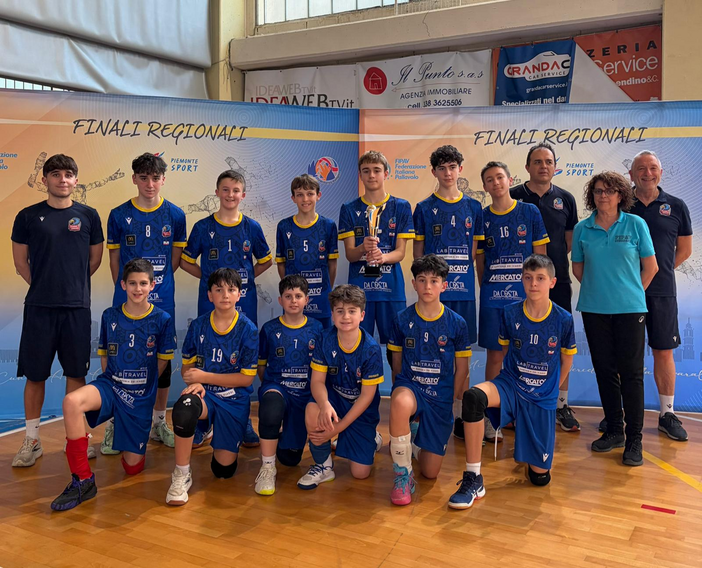 VOLLEY MASCHILE / Cuneo, l'U13 si laurea campione regionale 6vs6 VOLLEY MASCHILE / Cuneo, l'U13 si laurea campione regionale 6vs6