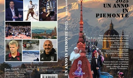 La copertina dell'edizione 2025 di "Un anno in Piemonte"