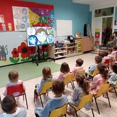 Gli alunni degli asili di Ormea e Garessio a lezione con i Vigili del Fuoco Gli alunni degli asili di Ormea e Garessio a lezione con i Vigili del Fuoco
