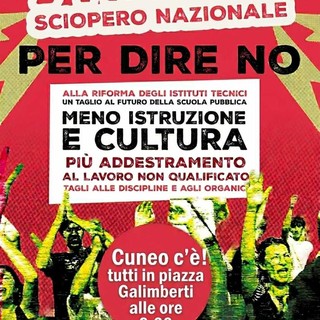 La Rete Cuneese Istituti Tecnici scende in piazza: giovedì 7 maggio presidio in piazza Galimberti