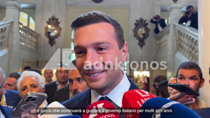 Bardella elogia il governo di Meloni e Salvini: "Spero continui per anni"