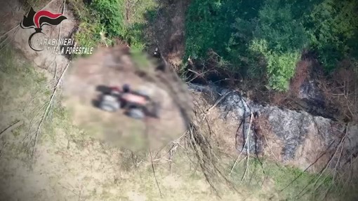 Calabria, arrestato dopo aver appiccato un incendio: era stato ripreso da un drone Calabria, arrestato dopo aver appiccato un incendio: era stato ripreso da un drone
