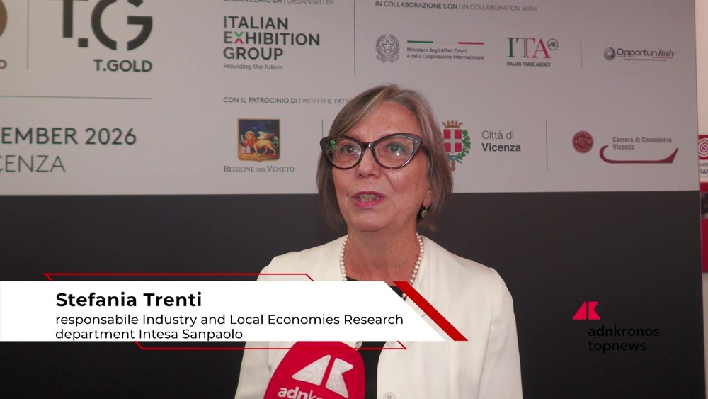 Vicenzaoro, Trenti (Intesa Sanpaolo): "Export italiano regge nonostante contesto internazionale complesso" Vicenzaoro, Trenti (Intesa Sanpaolo): "Export italiano regge nonostante contesto internazionale complesso"