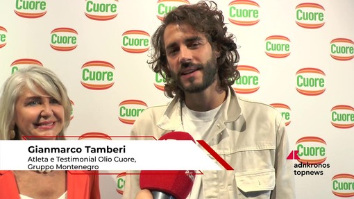 Food: Tamberi, 'bello girare lo spot di Cuore con mia mamma' Food: Tamberi, 'bello girare lo spot di Cuore con mia mamma'