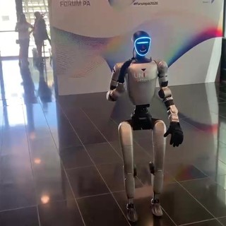 Forum Pa, ecco Ettore: il robot umanoide che fa la guida nei musei﻿