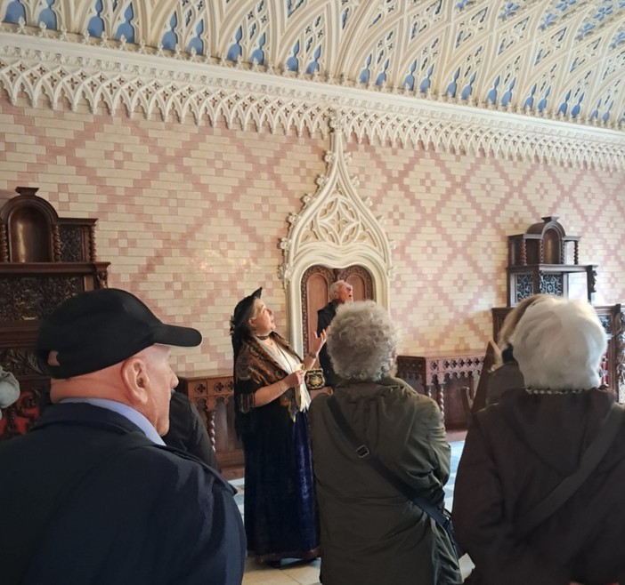 Al Castello del Roccolo di Busca una visita speciale in compagnia della marchesa Costanza Alfieri di Sostegno Al Castello del Roccolo di Busca una visita speciale in compagnia della marchesa Costanza Alfieri di Sostegno