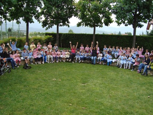 I bimbi della Scuola dell'Infanzia di Rivoira in visita al Santuario di Mellana di Boves