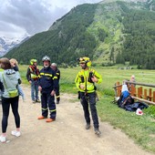 Coppia cuneese bloccata a Cogne con la cucciolona Gioia: "Il nostro grazie ai vigili del fuoco. Sono stati straordinari"