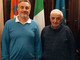 Vittorio Luciano con il sindaco Stefano Isaia lo scoros febbraio, per la prima riunione della Consulta dei sindaci