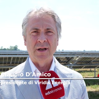 Energia: D'Amico (Viridis), 'coi nostri impianti energia rinnovabile senza inquinare'