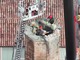 Maltempo Cremona, il video dall'alto dei vigili del fuoco che mettono in sicurezza la torre civica