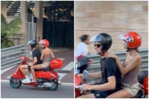 Sinner in vespa a Montecarlo con... Laila Hasanovic