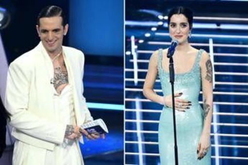 Sanremo, Achille Lauro candido, Levante regale: le pagelle ai look della seconda serata Sanremo, Achille Lauro candido, Levante regale: le pagelle ai look della seconda serata