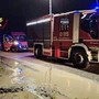 Auto travolta dalla piena del Meduna, tre persone bloccate su un isolotto: scatta il salvataggio aereo