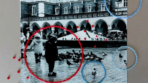 Uno scatto di Chiara Tarditi, rielaborato con la tecnica del ricamo su fotografia Uno scatto di Chiara Tarditi, rielaborato con la tecnica del ricamo su fotografia