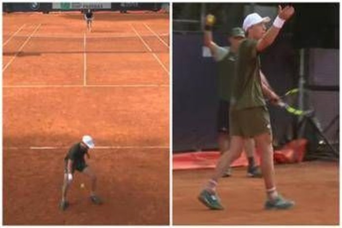 Internazionali, il colpo del torneo non lo firma Sinner ma... Quinn Internazionali, il colpo del torneo non lo firma Sinner ma... Quinn