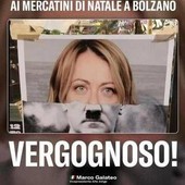 Bolzano, Galateo (FdI): "Fotomontaggio Meloni-Hitler ai mercatini Natale, inaccettabile"