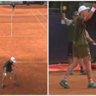 Internazionali, il colpo del torneo non lo firma Sinner ma... Quinn Internazionali, il colpo del torneo non lo firma Sinner ma... Quinn
