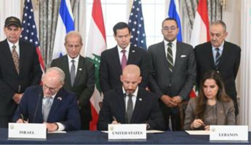 Israele-Libano, accordo firmato a Washington. Netanyahu: "Idf restano fino al disarmo di Hezbollah"