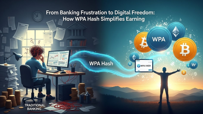 Dalla frustrazione bancaria alla libertà digitale: come l'hash WPA semplifica i guadagni