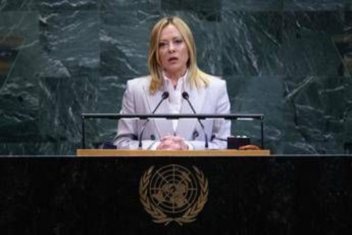 Meloni, il discorso all'Onu: "Serve una svolta, l'Italia c'è" Meloni, il discorso all'Onu: "Serve una svolta, l'Italia c'è"
