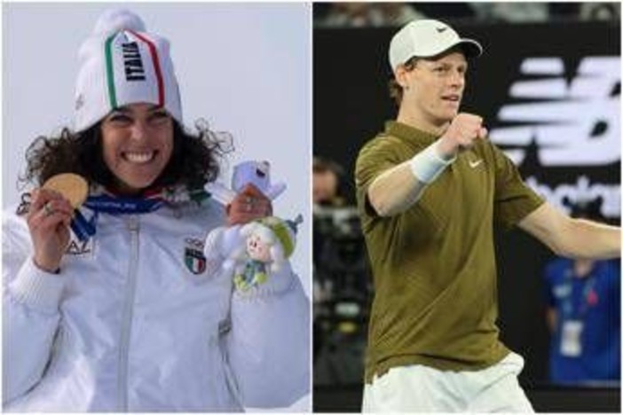 Brignone, gioia dopo l'oro: "Pura follia". E anche Sinner esulta Brignone, gioia dopo l'oro: "Pura follia". E anche Sinner esulta