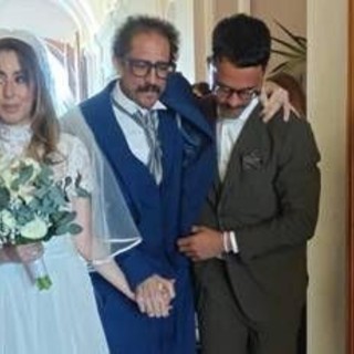 Igor Protti combatte malattia e accompagna figlia all'altare