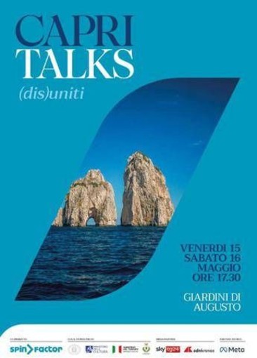 Spin factor lancia 'Capri talks', 15 e 16 maggio con Schillaci, Pichetto, Calenda e Durigon Spin factor lancia 'Capri talks', 15 e 16 maggio con Schillaci, Pichetto, Calenda e Durigon