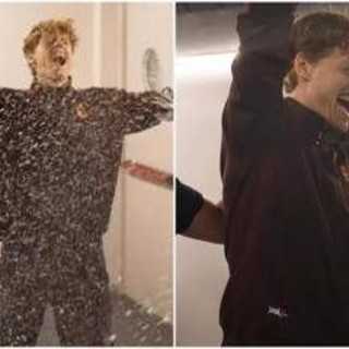 Champagne e cori, festa 'senza freni' di Sinner nello spogliatoio delle Finals Champagne e cori, festa 'senza freni' di Sinner nello spogliatoio delle Finals