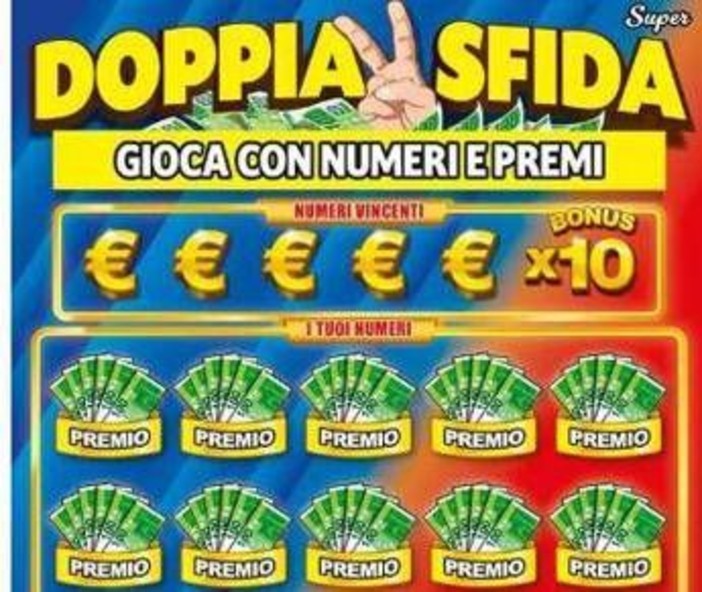 Compra un gratta e vinci da 10 euro e vince 2 milioni Compra un gratta e vinci da 10 euro e vince 2 milioni