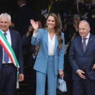 Kate è arrivata a Reggio Emilia, è il suo primo viaggio all'estero dopo la malattia