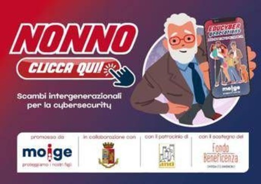 Generazione Z insegna a boomers a navigare sicuri in rete, al via 'Nonno clicca qui'  Generazione Z insegna a boomers a navigare sicuri in rete, al via 'Nonno clicca qui' 