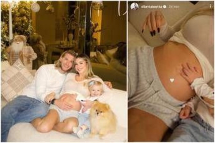 Diletta Leotta è incinta, l'annuncio social e l'abbraccio di Karius