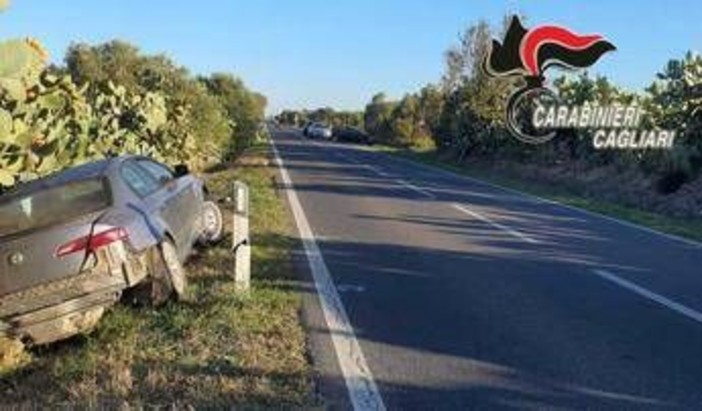 Scontro frontale sulla Statale 196 nel Cagliaritano, uno morto e tre feriti gravi